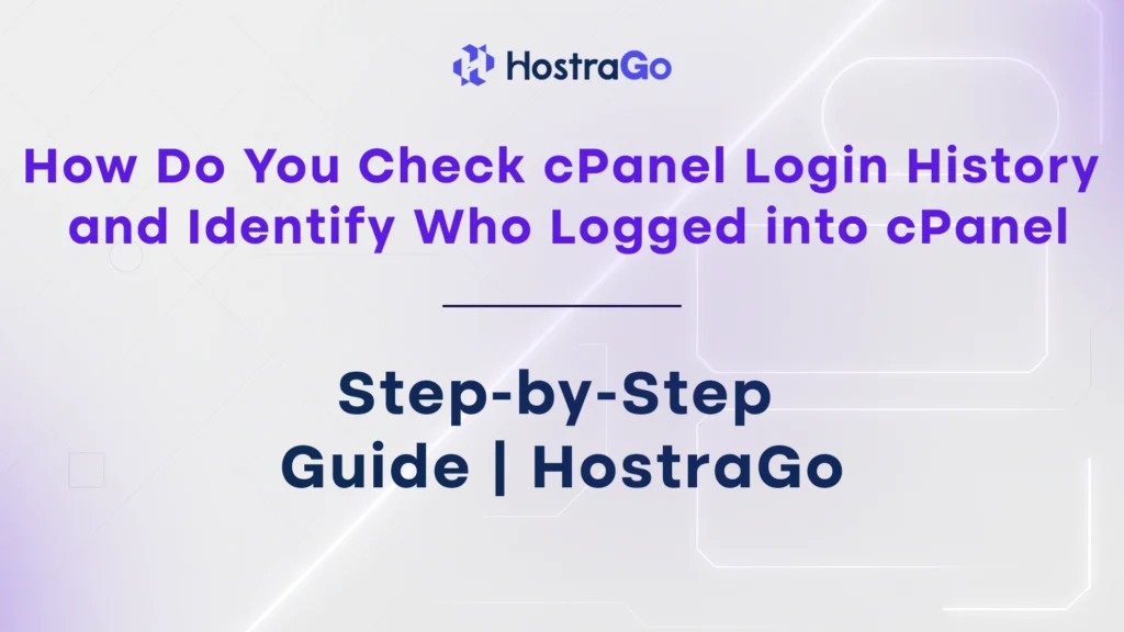 How Do You Check cPanel Login History