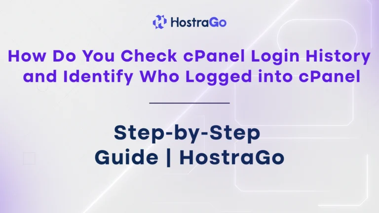 How Do You Check cPanel Login History