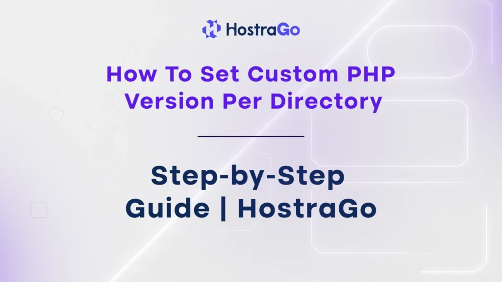 How To Set Custom PHP Version Per Directory