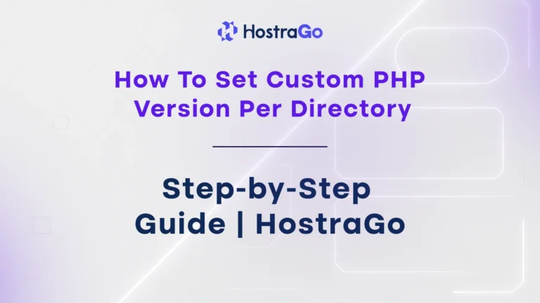 How To Set Custom PHP Version Per Directory
