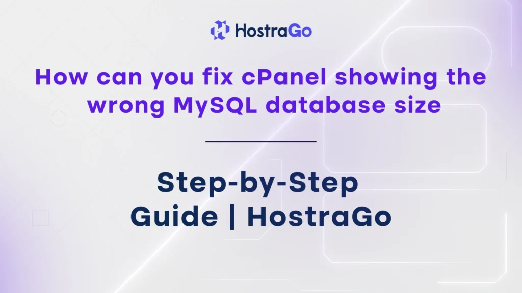 How Can You Fix cPanel Showing the Wrong MySQL Database Size