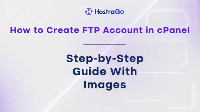 How to Create FTP Account in cPanel