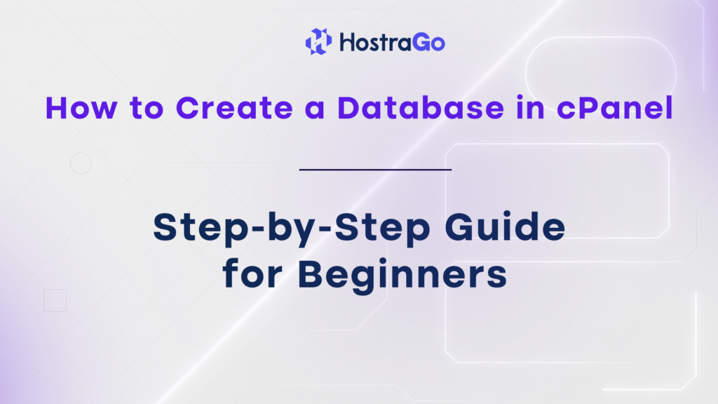 How to Create a Database in cPanel