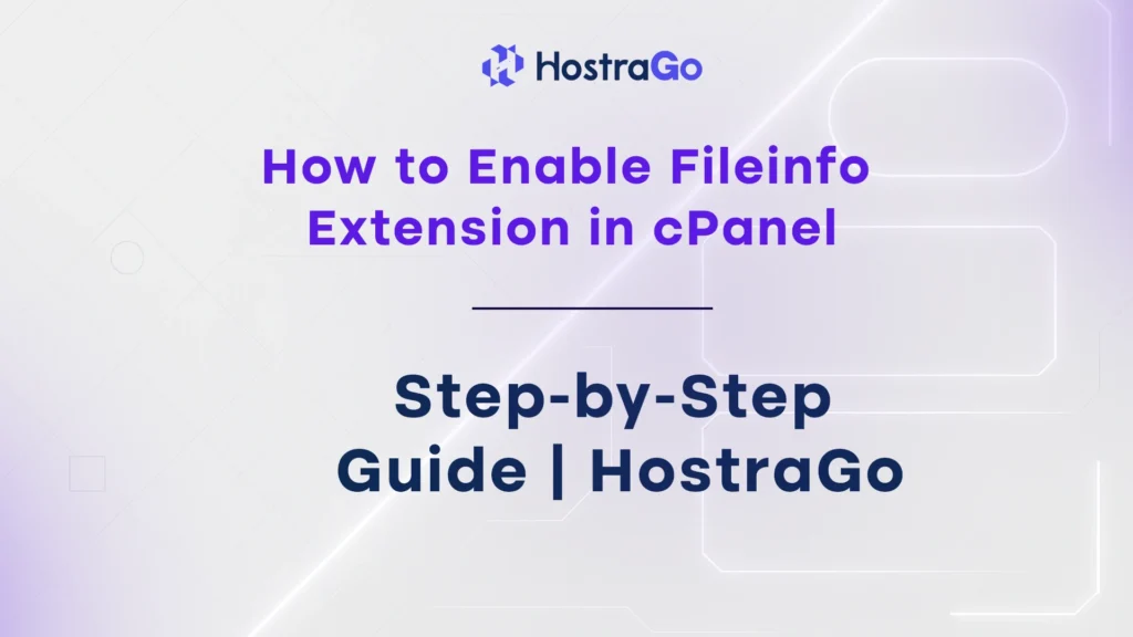 How to Enable Fileinfo Extension in cPanel