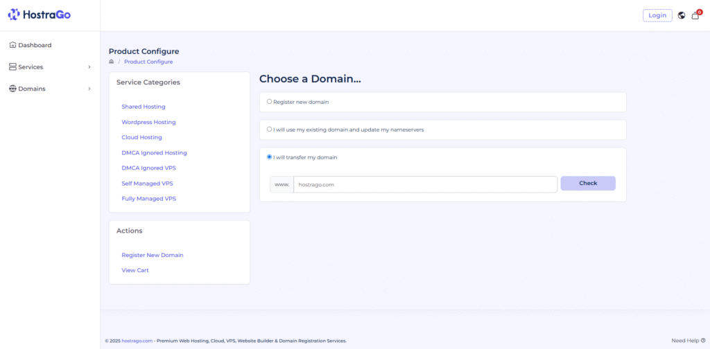 How to Transfer a Domain