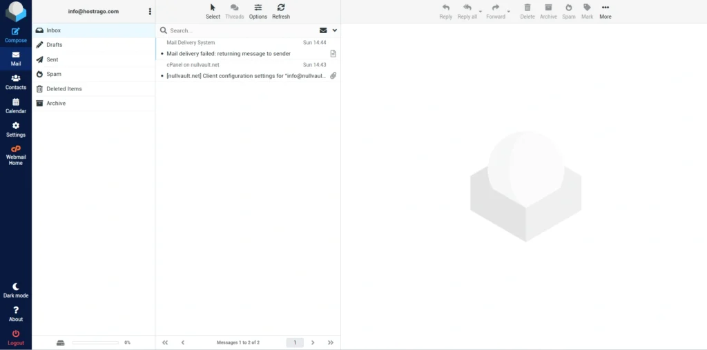 Webmail Direct Login Page