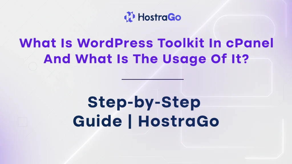 What Is WordPress Toolkit In cPanel