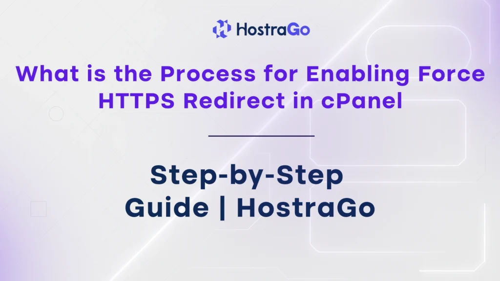 What is the Process for Enabling Force HTTPS Redirect in cPanel