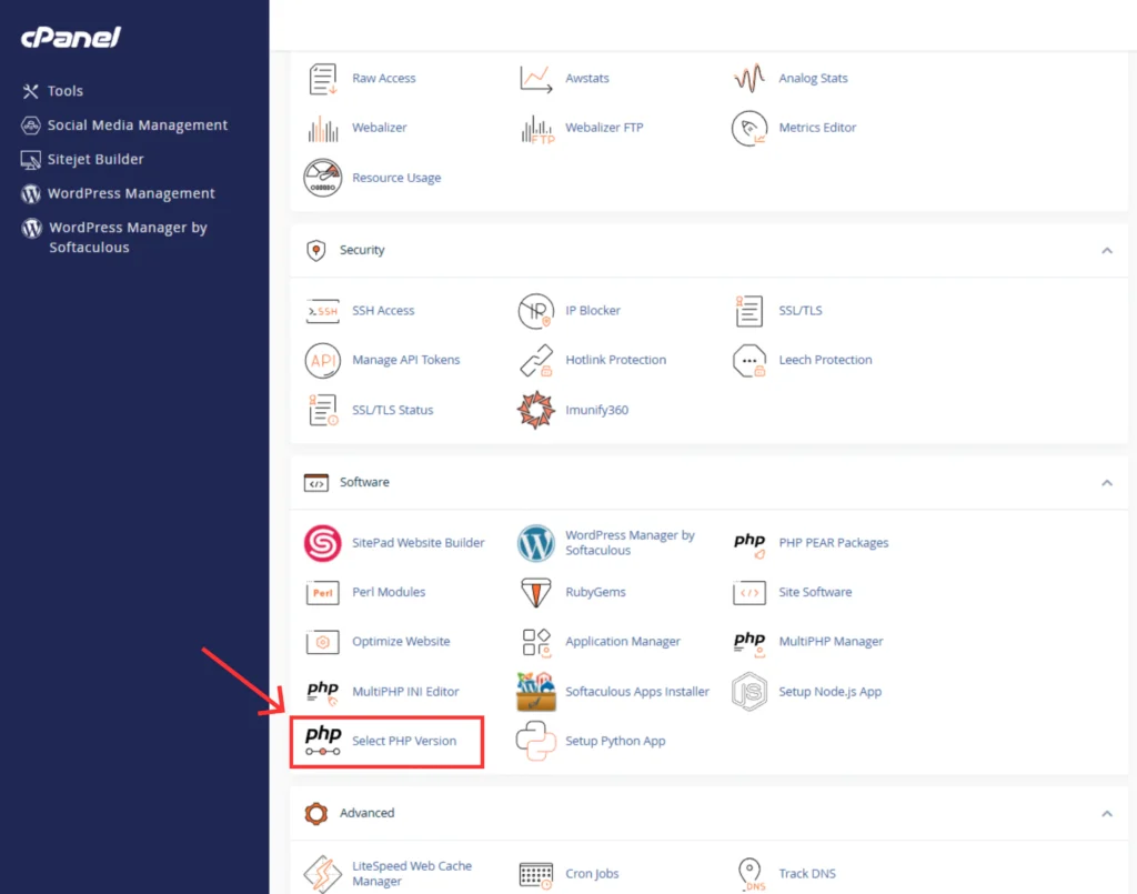 highlighted in red box and arrow in your screenshot