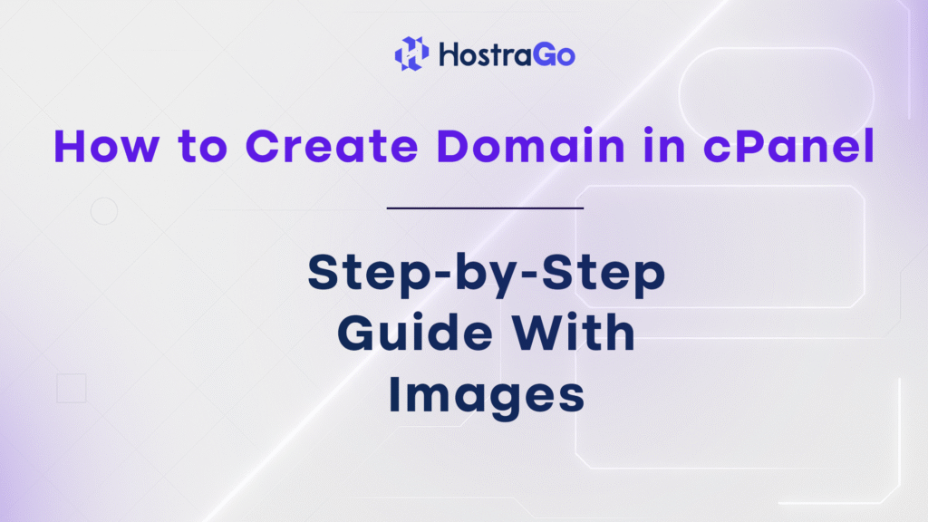 how to create domain in cPanel