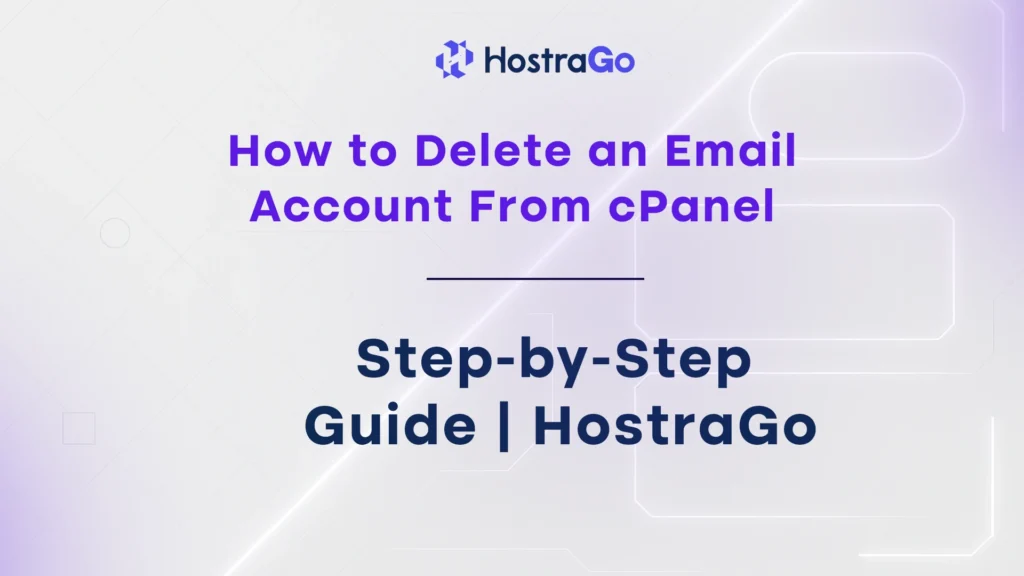 How to Delete an Email Account From cPanel