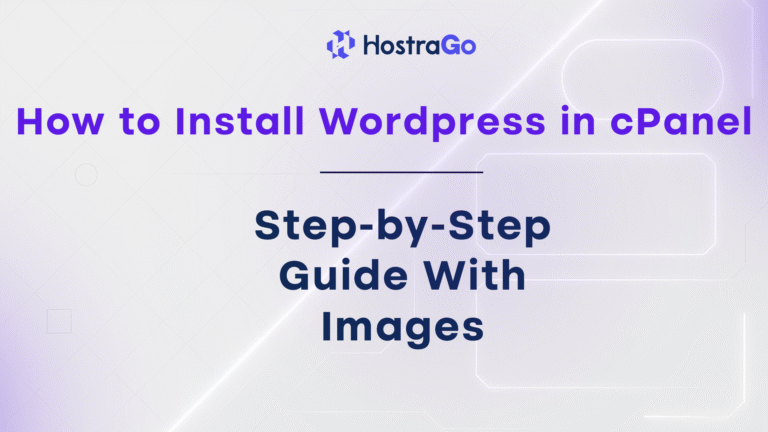 how to install WordPress in cPanel