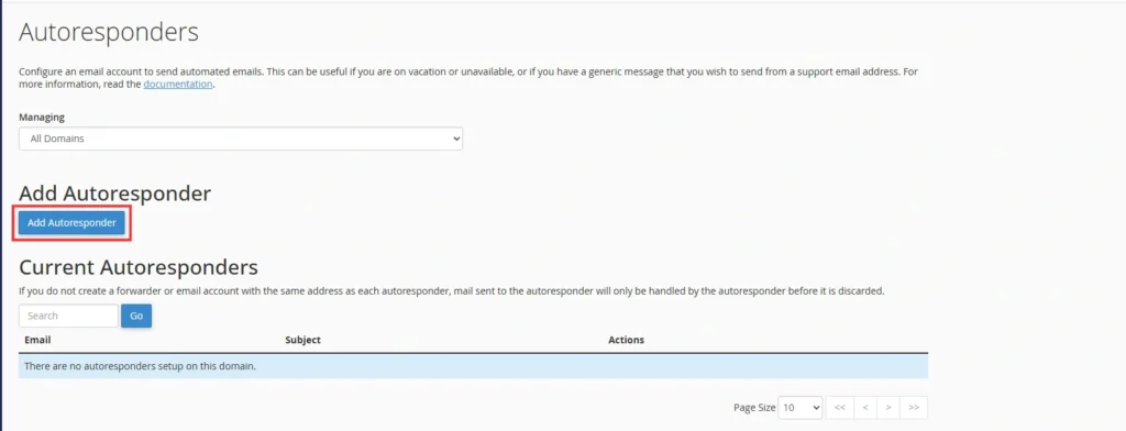 Add Autoresponder