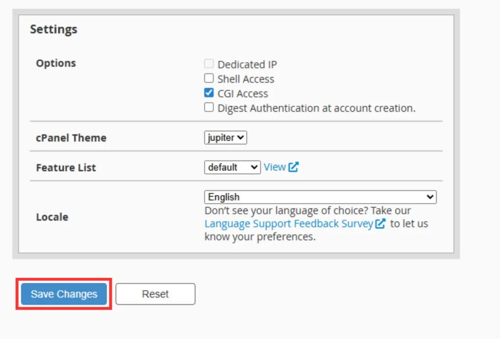 Assign Feature List to a Package