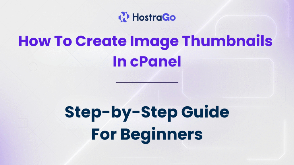 How To Create Image Thumbnails In cPanel