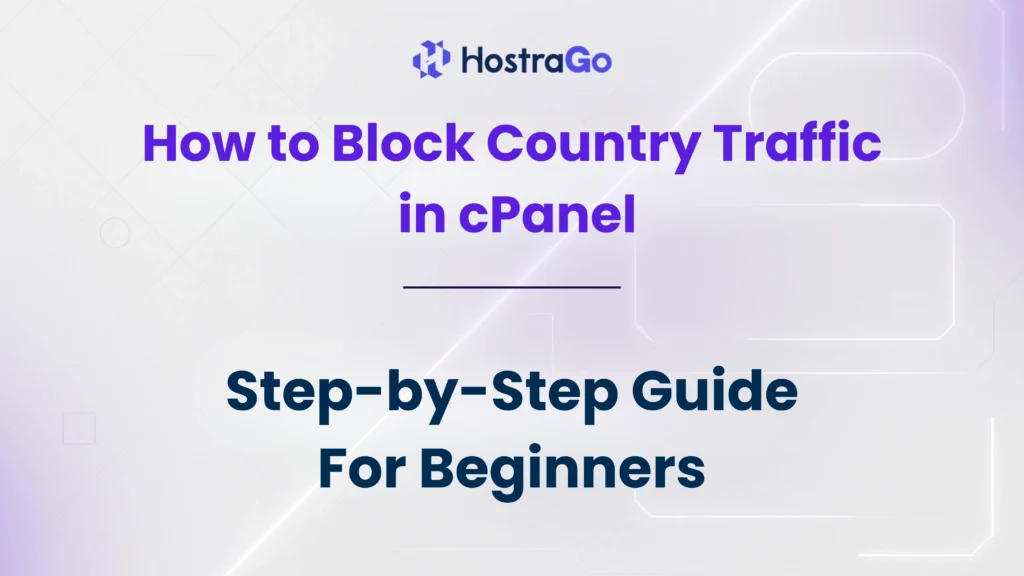 How to Block Country Traffic in cPanel