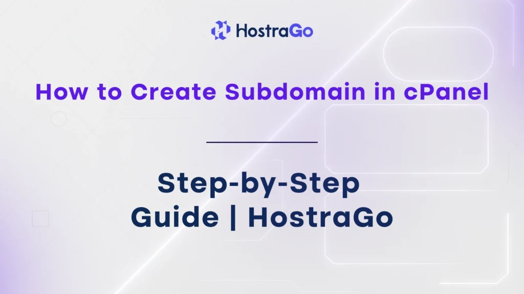 How to Create Subdomain in cPanel
