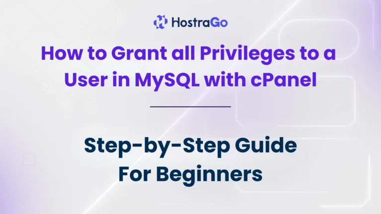 grant all privileges MySQL