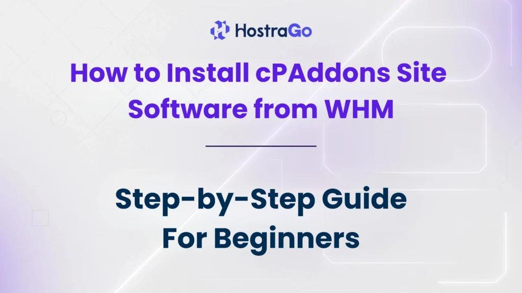 Install cPAddons