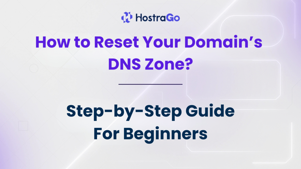 How to Reset Domain’s DNS Zone
