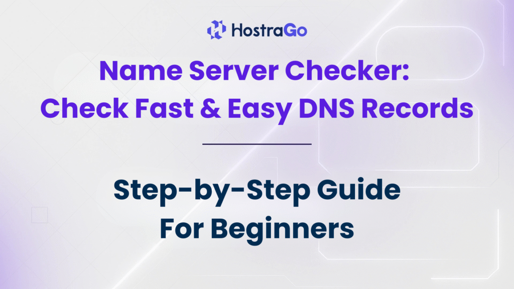 Name Server Checker Check Fast & Easy DNS Records