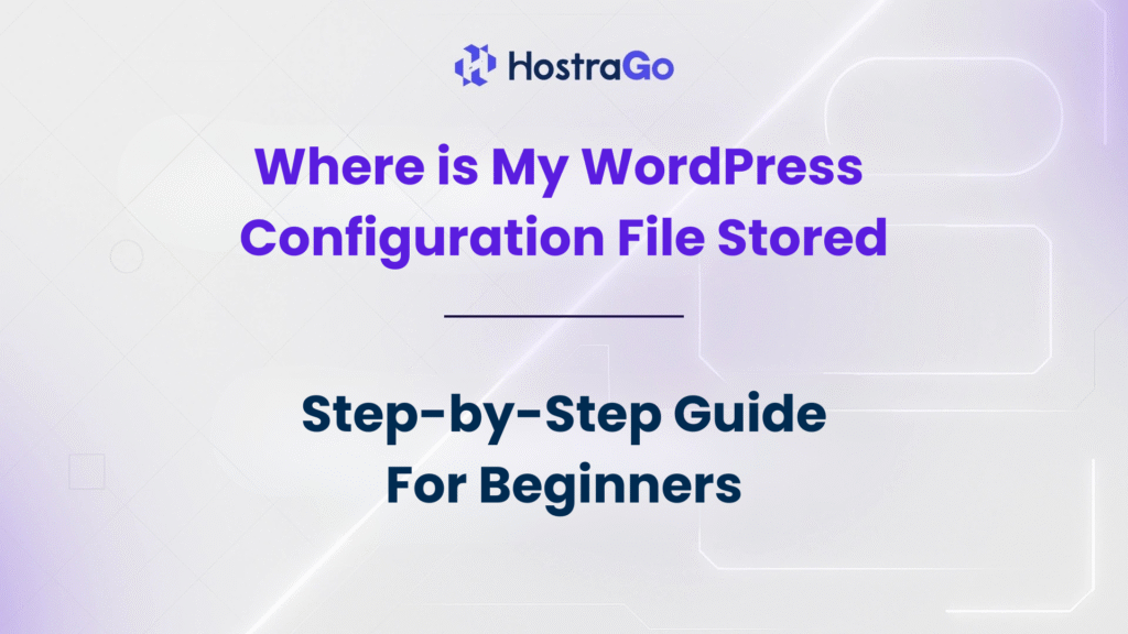 Where is My WordPress Configuration File Stored